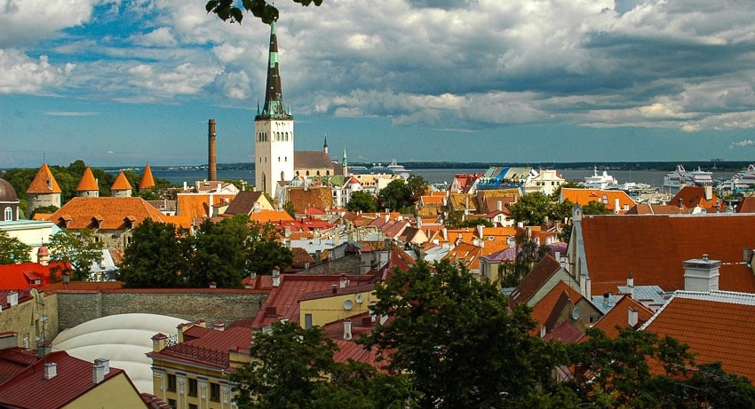 het oude centrum van Tallinn