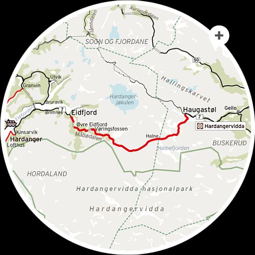 turistveger hardangervidda - bron: www.nasjonaleturistveger.no