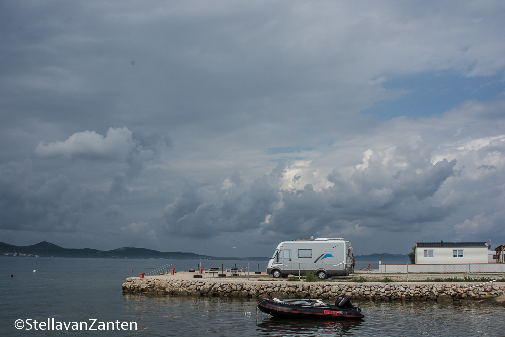 Geweldige plek aan de Adriatische Zee, op autocamp Martin