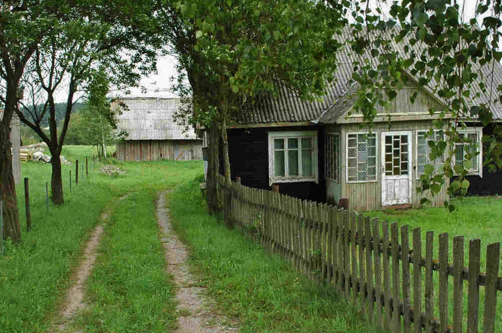 Het dorp Angininikai