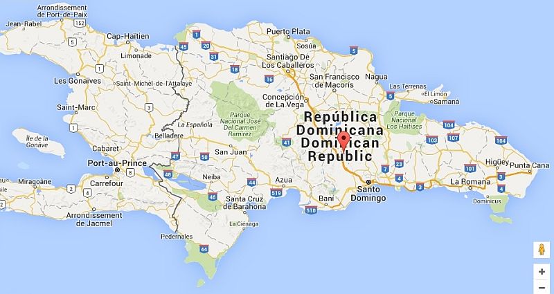 kaart Dominicaanse Republiek - reisnotities.nl