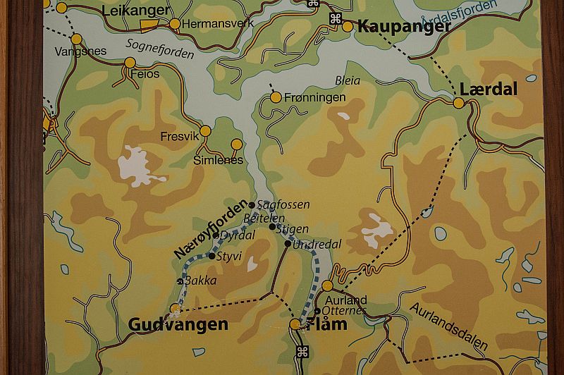 route fjordcruise